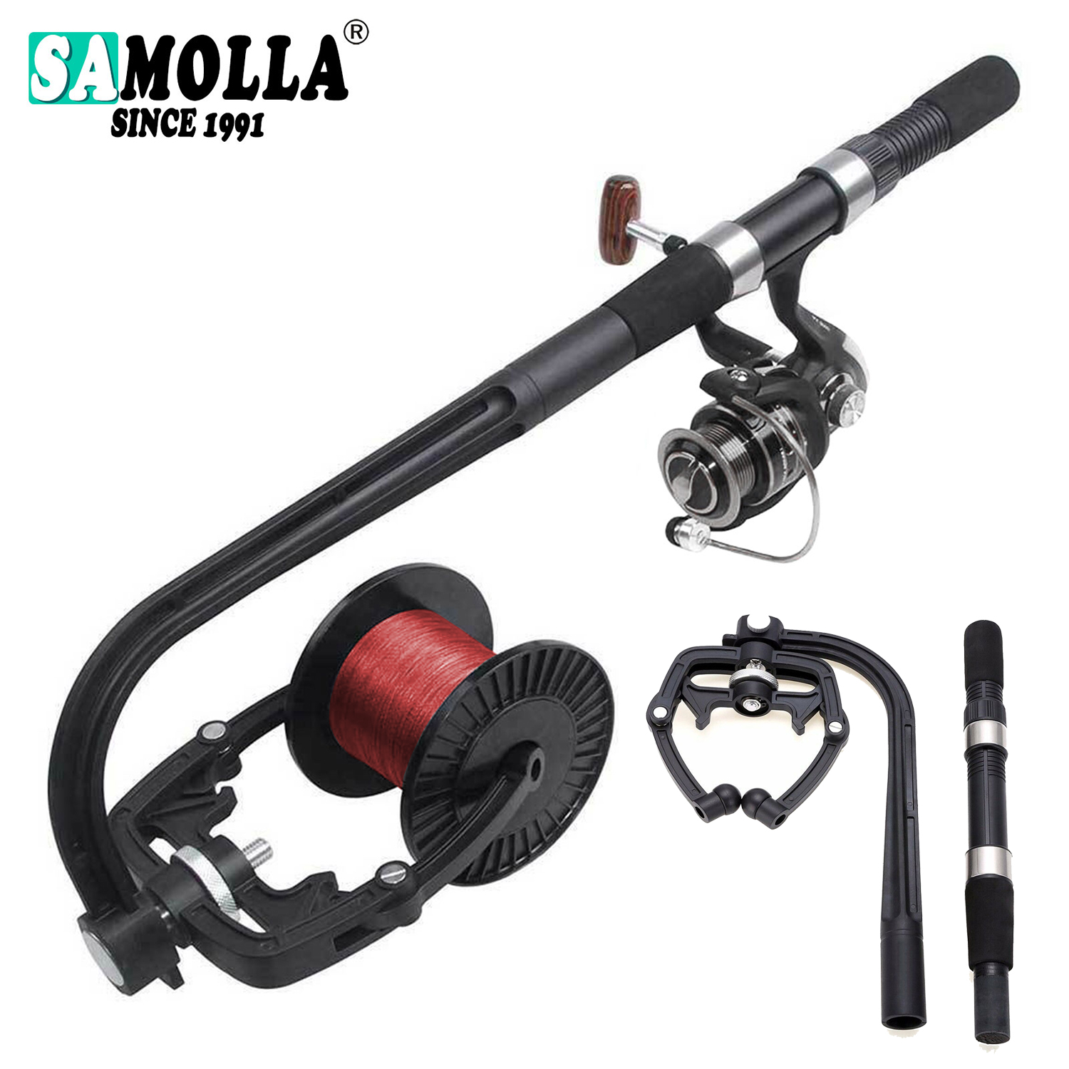 Fishing Line Spooler - بكرة خط صيد محمولة للغزل Baitcasting