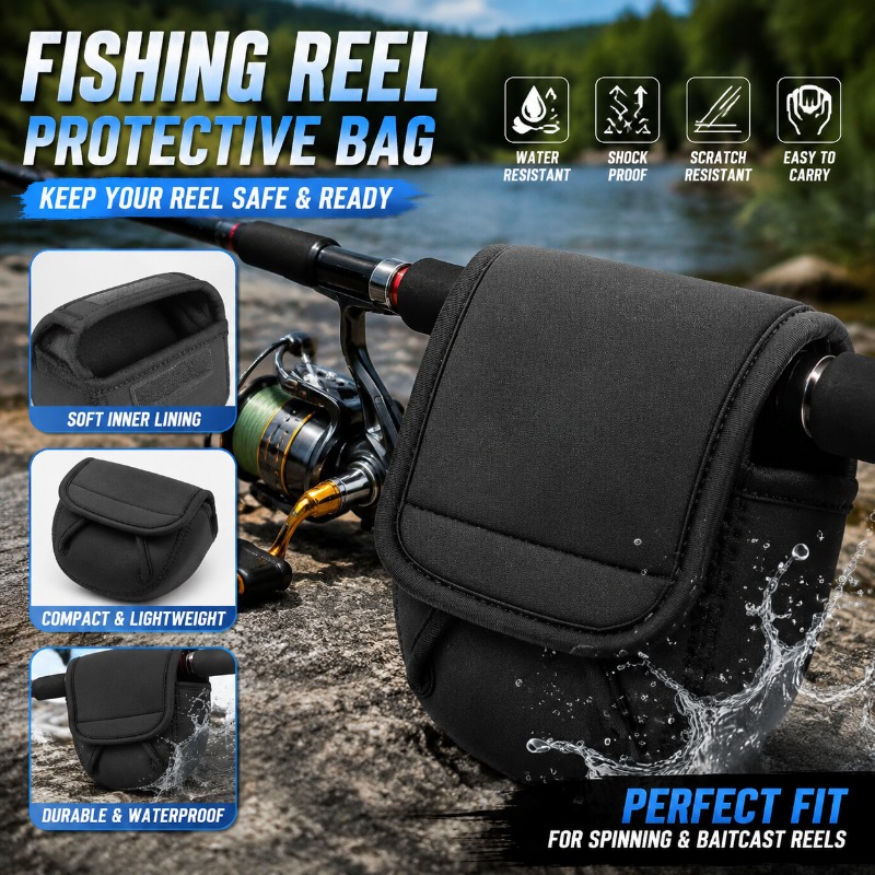Fishing Line Box - حقيبة واقية لبكرة الصيد، حافظة لبكرة