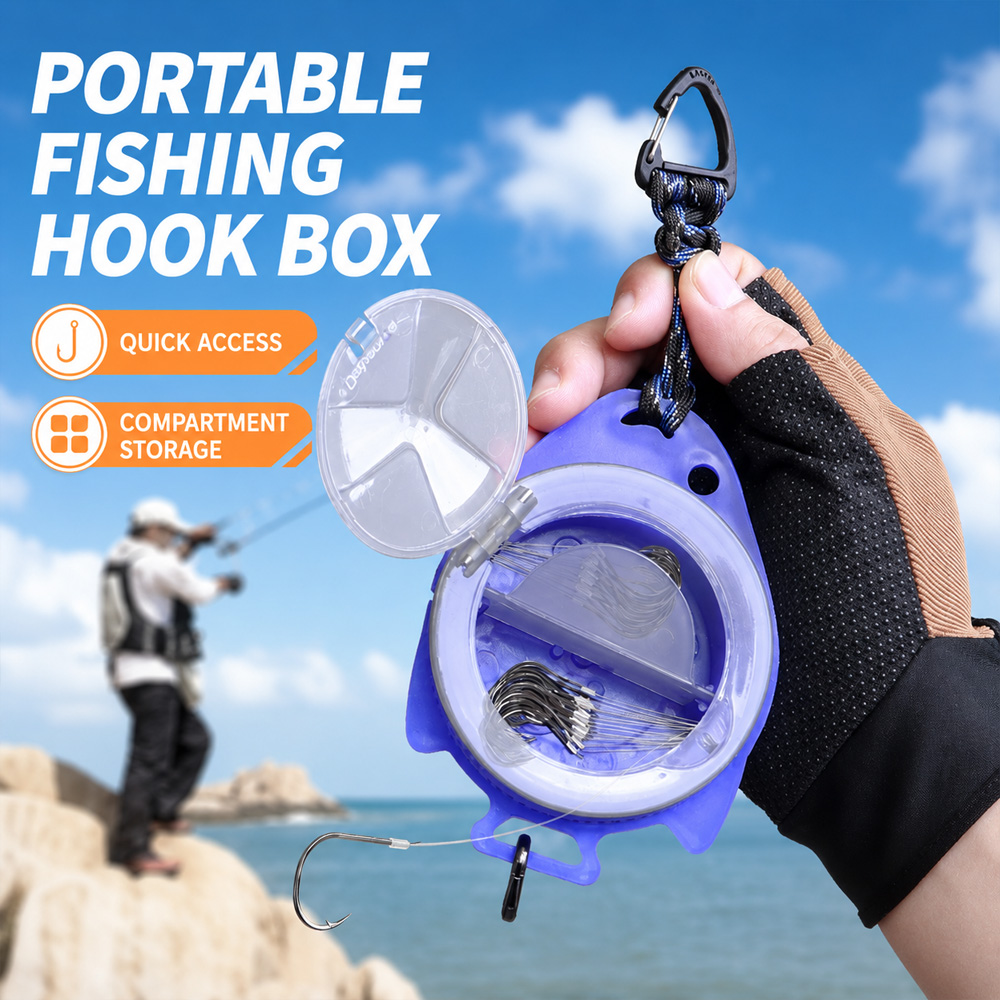 صندوق تخزين خطافات الصيد الدوا - مراجعة Fishing Line Box وسعره