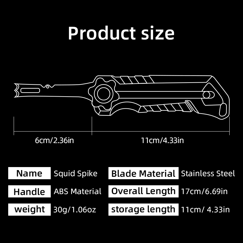 سكين الحبار من الفولاذ المقاوم - مراجعة Fishing Line Cutter وسعره
