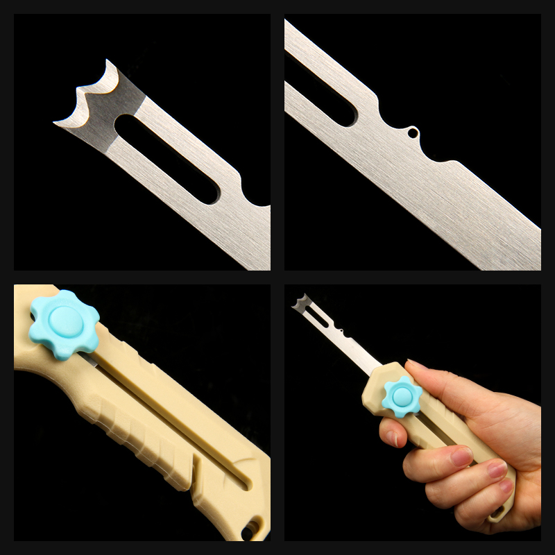 سكين الحبار من الفولاذ المقاوم - مراجعة Fishing Line Cutter وسعره