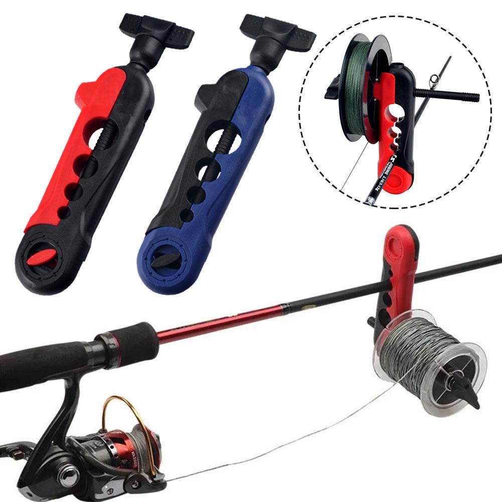 أداة لف خيط الصيد المحمولة، حا - مراجعة Fishing Line Dispenser وسعره